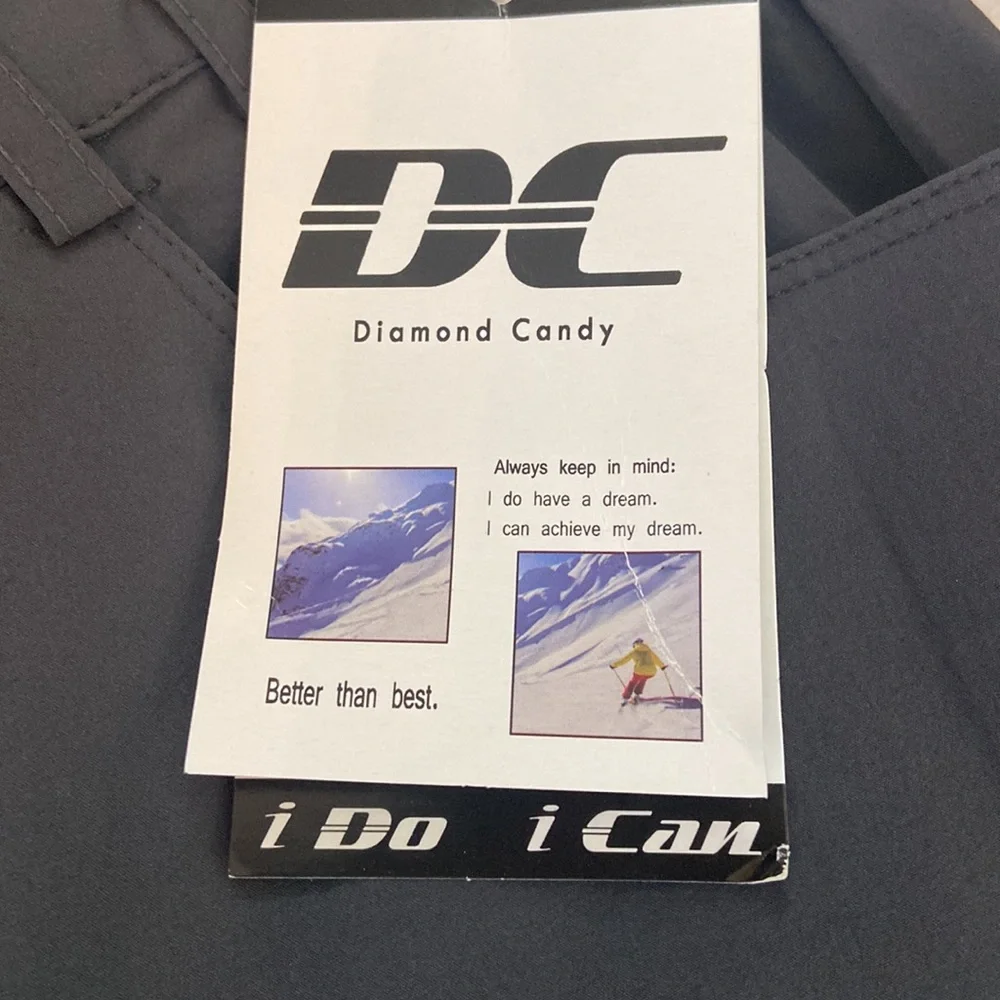 NWT Diamond Candy Size L Gray Ski Pants - Picture 3 of 11